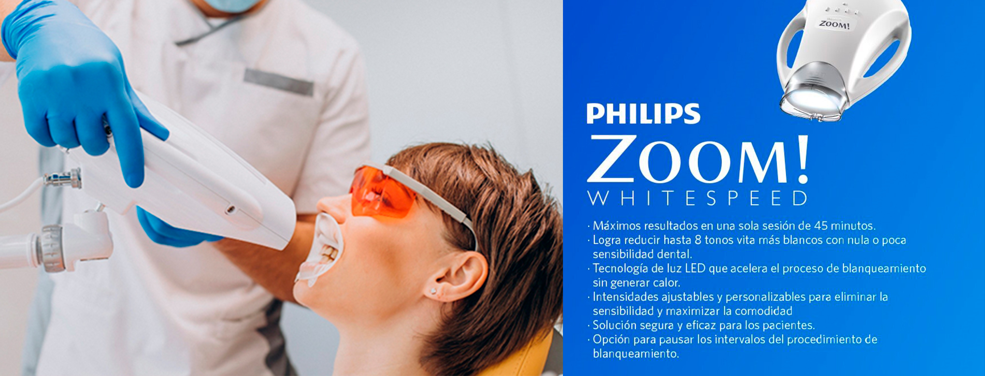 Nueva tecnología en blanqueamiento dental con Sistema Zoom